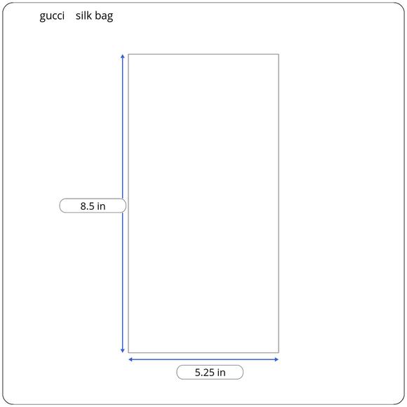 GUCCI Designer Yellow Silk Storage Pouch Dust Bag Case Organizer New Authentic - Picture 3 of 6